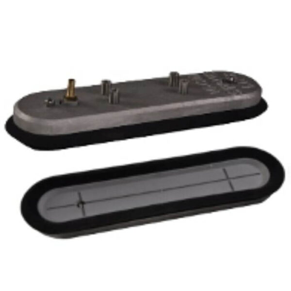 Ventouse 510x130mm joint mousse épais Lhydemat