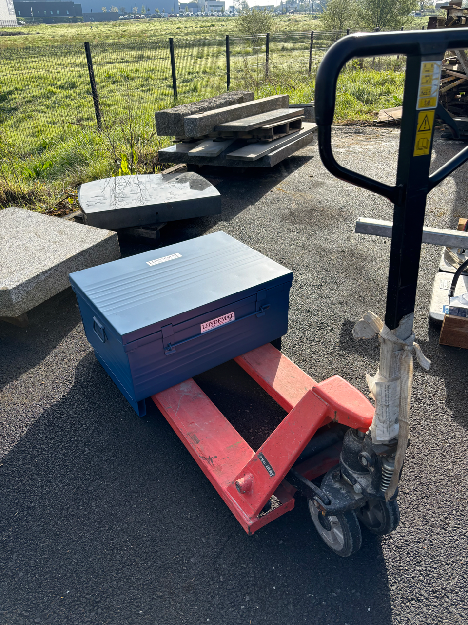 Caisse de stockage pour palonnier à ventouses modèle LPB