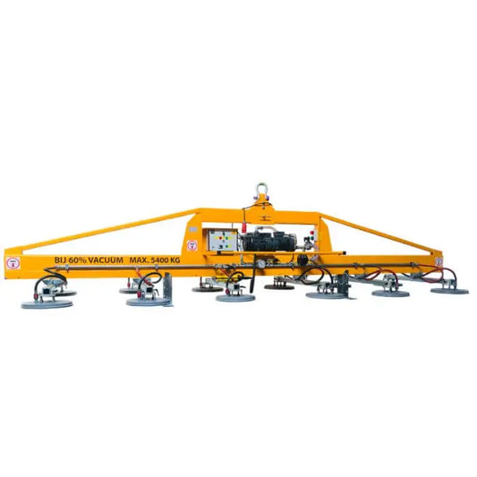 Palonnier à ventouses pour la tôle de 5 tonnes.