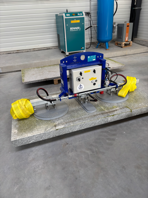 Palonnier à ventouse LF1600 avec système de retournement 180 degrés pour manipulation précise des charges